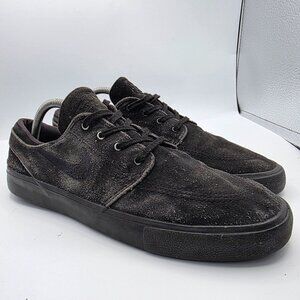 Nike SB Zoom Stefan Janoski Mens Size 10 Triple Black Sneaker Shoes Casual Walk